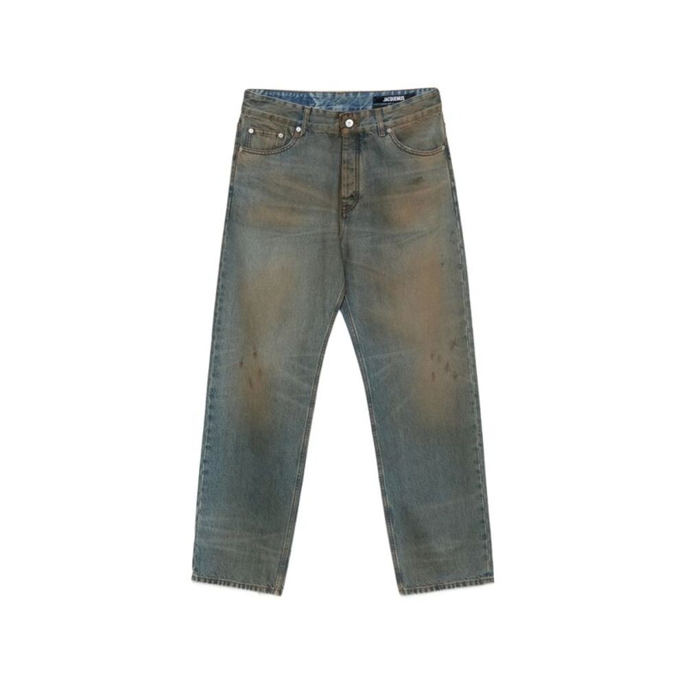 Jacquemus Blue Trousers - Regular & Straight-Leg Trousers Men